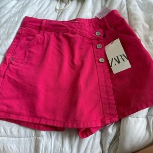 Zara denim skort